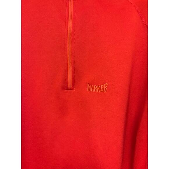 Marker Red Pullover Quarter Zip - Picture 2 of 4